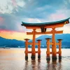 Miyajima tempio acqua