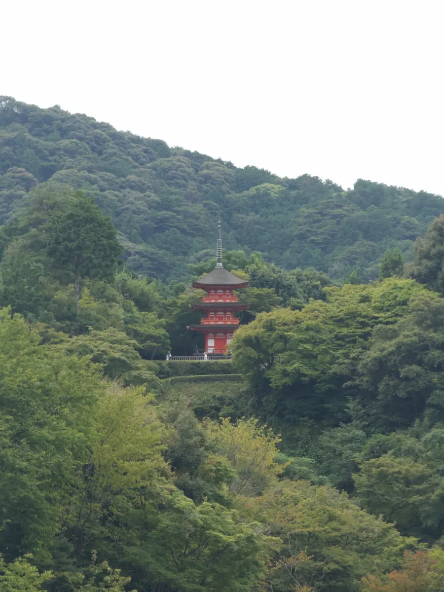 vista balcone kiyomizudera